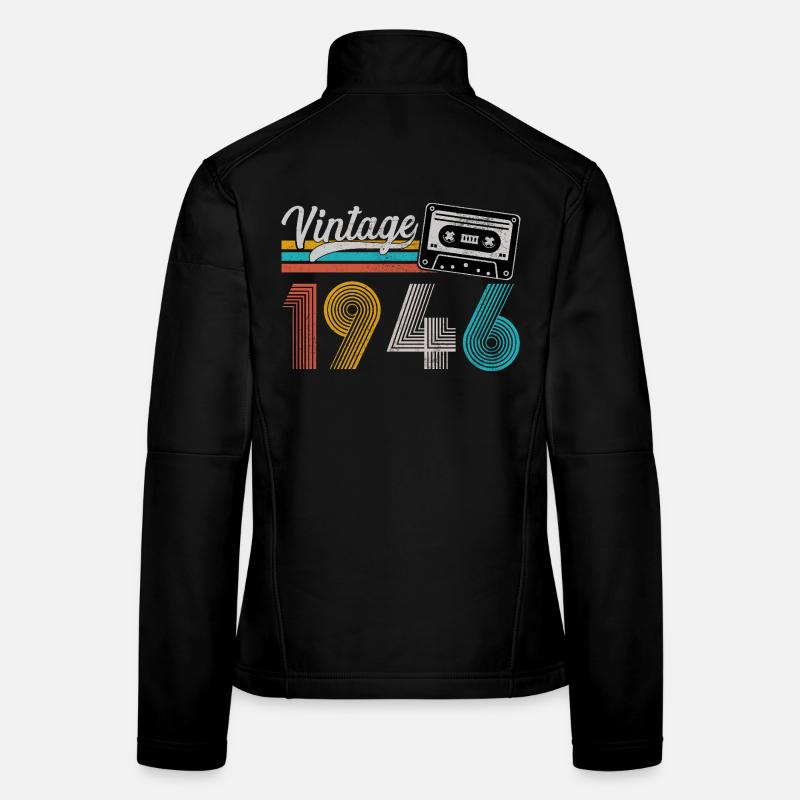 1946 Vintage Retro Geburtstagsgeschenk Frauen Softshelljacke