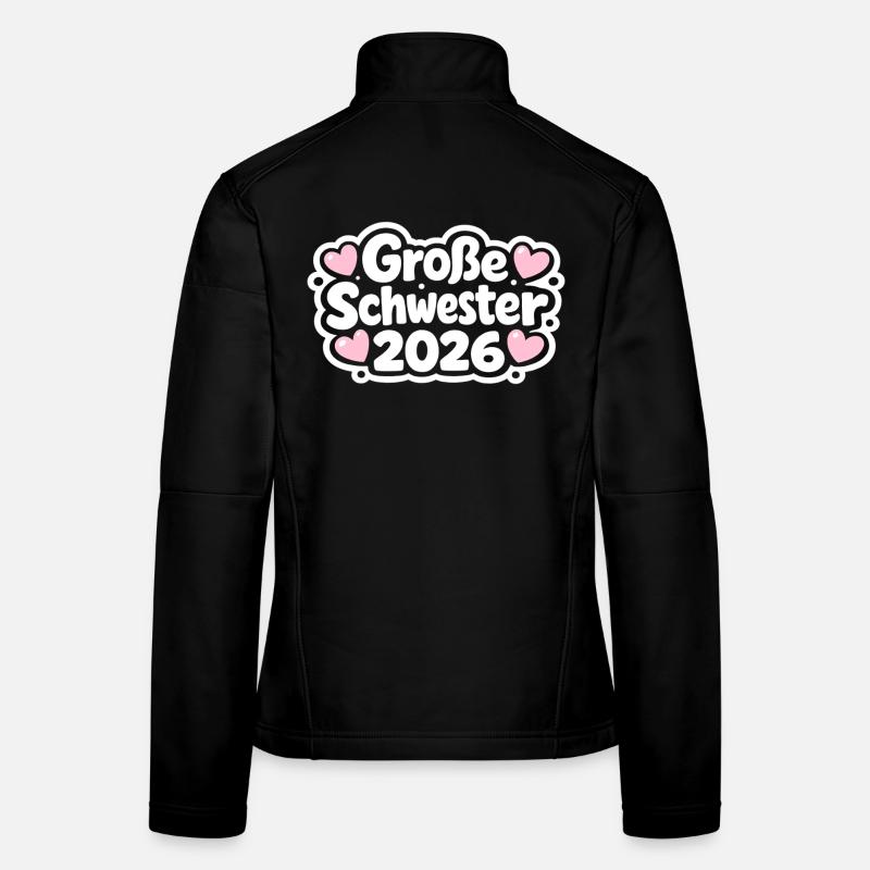 Große Schwester 2026 Kein Einzelkind Mehr Frauen Softshelljacke
