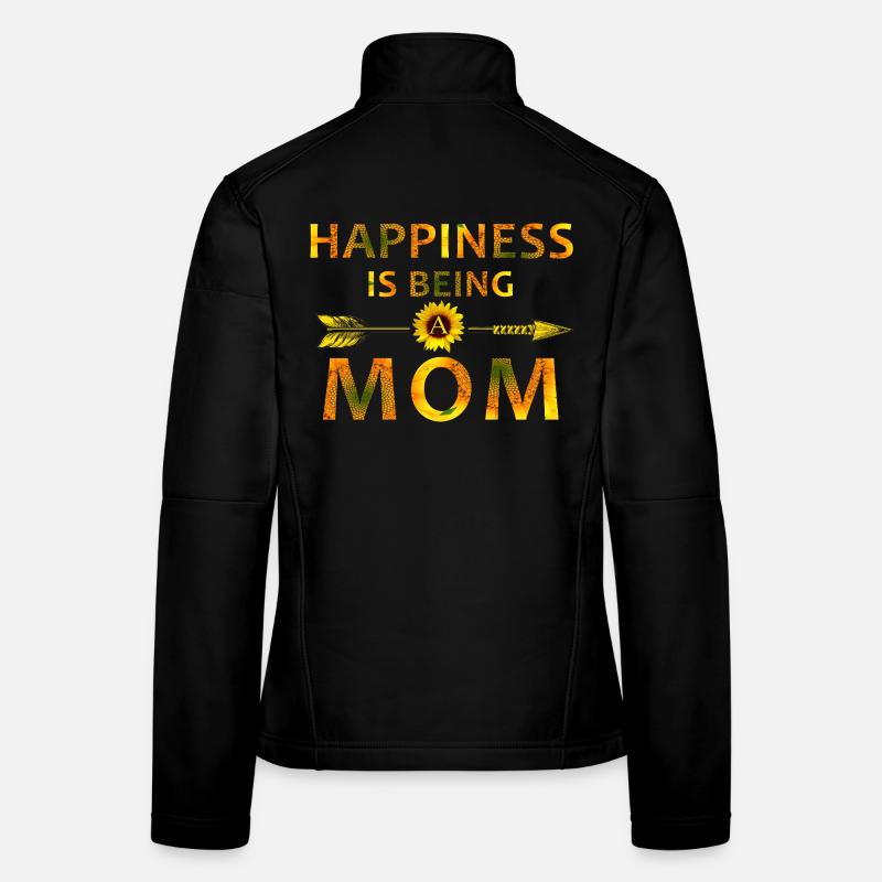 Glück ist, Mutter zu sein – Sonnenblumen-Muttertag Frauen Softshelljacke