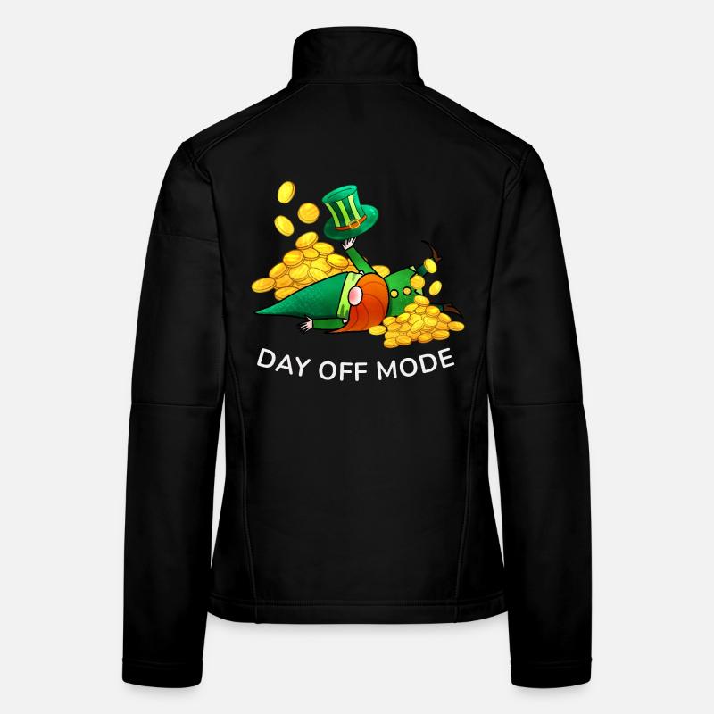 Day Off Mode Leprechaun Women's Softshell Jacket