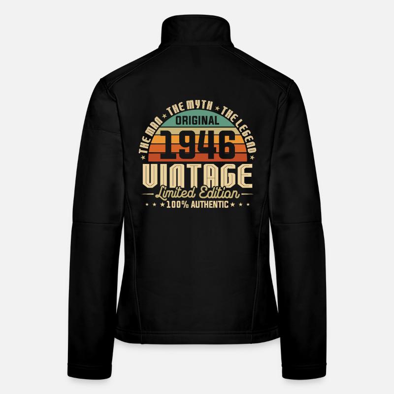 1980's Original Vintage Birthday Gift Women's Softshell Jacket