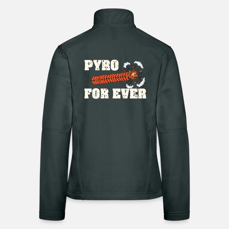 Chaîne de pétards Pyro For Ever Veste en tissu softshell Femme