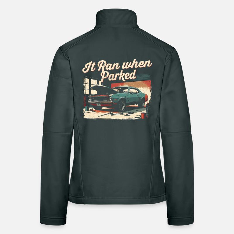 Auto Restauration It Ran When Parked Frauen Softshelljacke