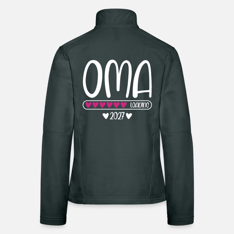 Oma 2027 loading Herzchen Ladebalken Frauen Softshelljacke