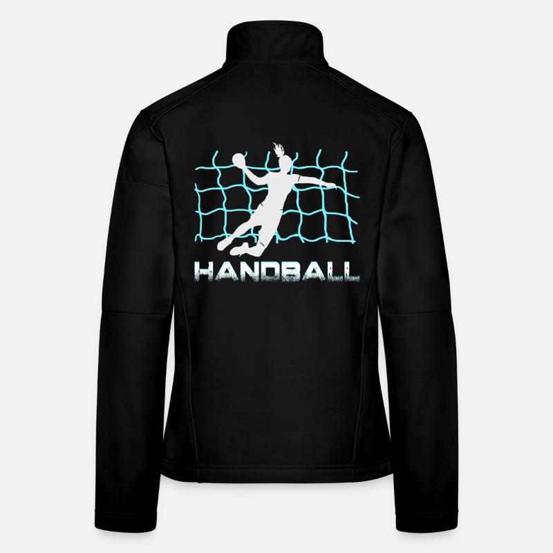 Saut du gardien de handball Veste en tissu softshell Femme