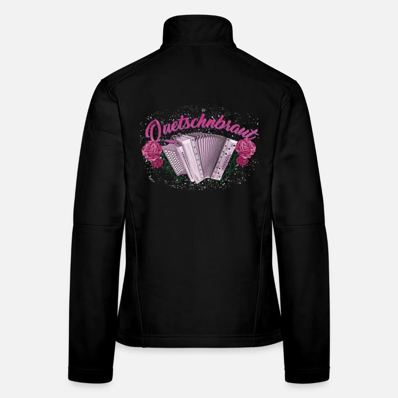 Squeeze Bride - Harmonica avec des roses Veste en tissu softshell Femme