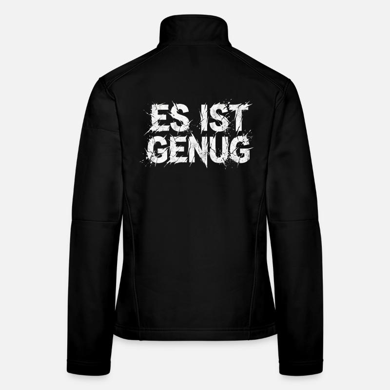 Ça suffit avec le sarcasme Veste en tissu softshell Femme
