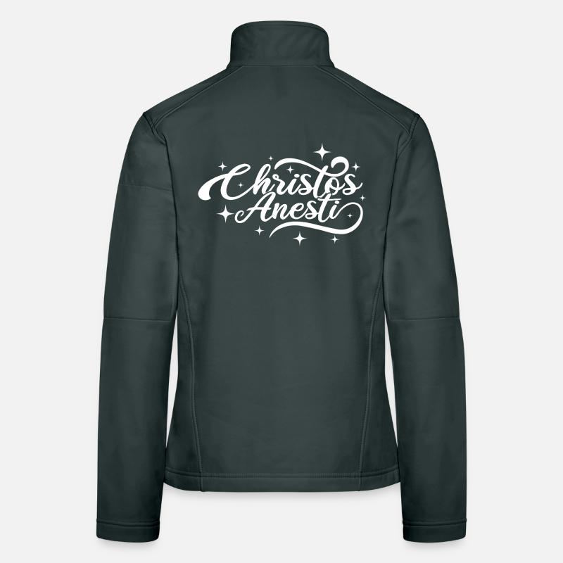 Christos Anesti Orthodox Easter Women's Softshell Jacket