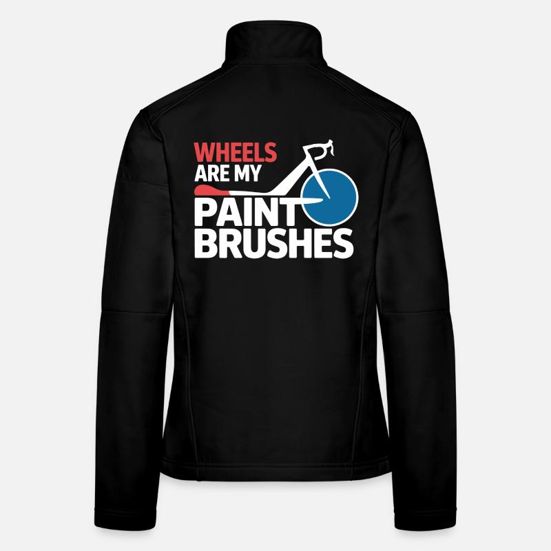 Professional Bicycle Acrobatics Performance Art  Women's Softshell Jacket