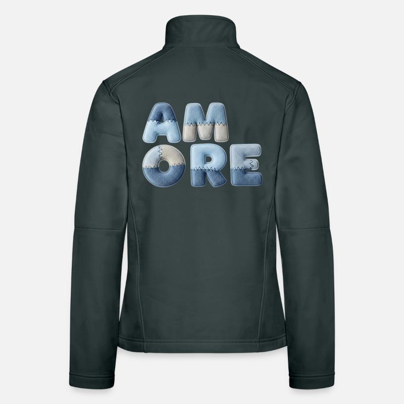 Patchwork Amore romantic gift for partner Women's Softshell Jacket