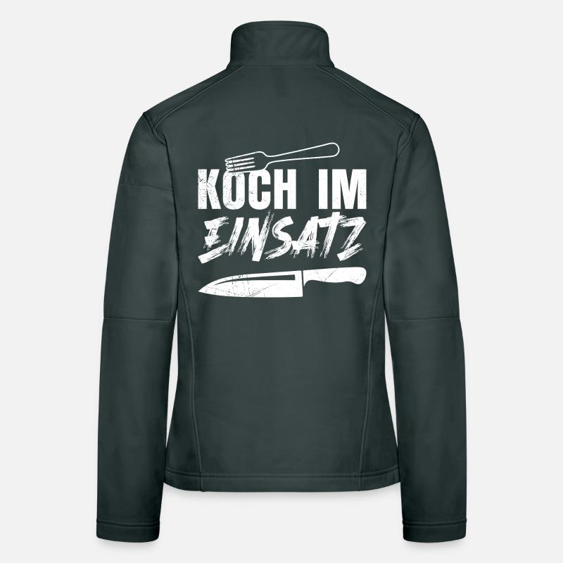 Küchenchef KOCH IM EINSATZ Lustiges Frauen Softshelljacke