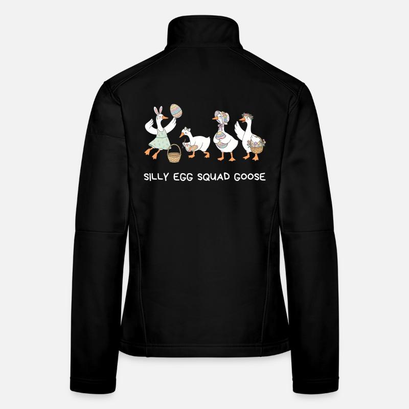 Épques de l’Escadron Œuf Idiot Veste en tissu softshell Femme