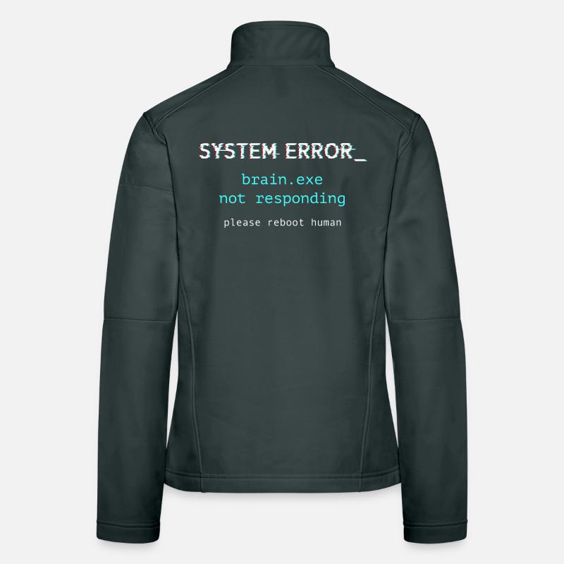 Erreur système - brain.exe ne répond pas Veste en tissu softshell Femme