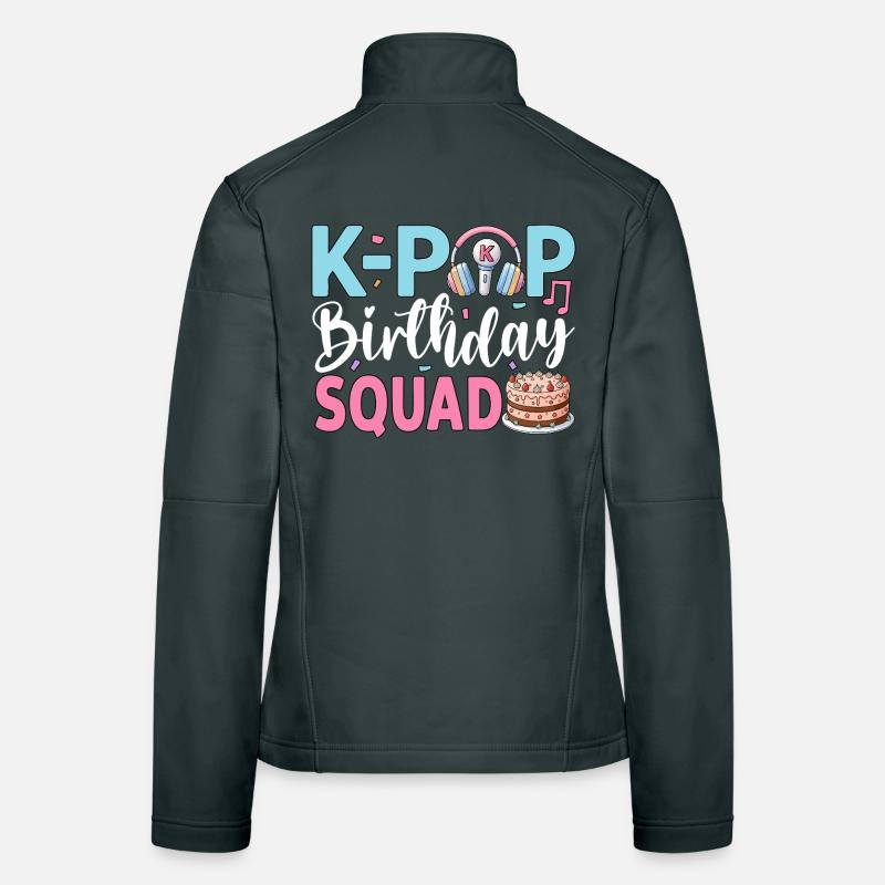 K-Pop Birthday Squad Women's Softshell Jacket