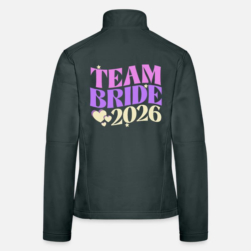 Team Bride 2026 Women's Softshell Jacket