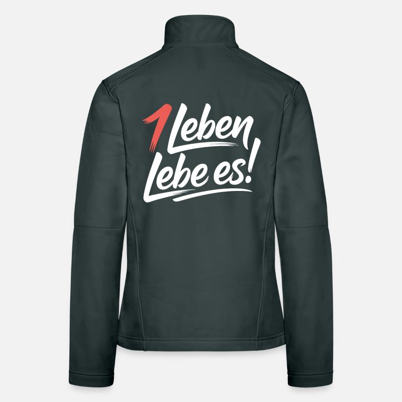 Achtsam leben Frauen Softshelljacke