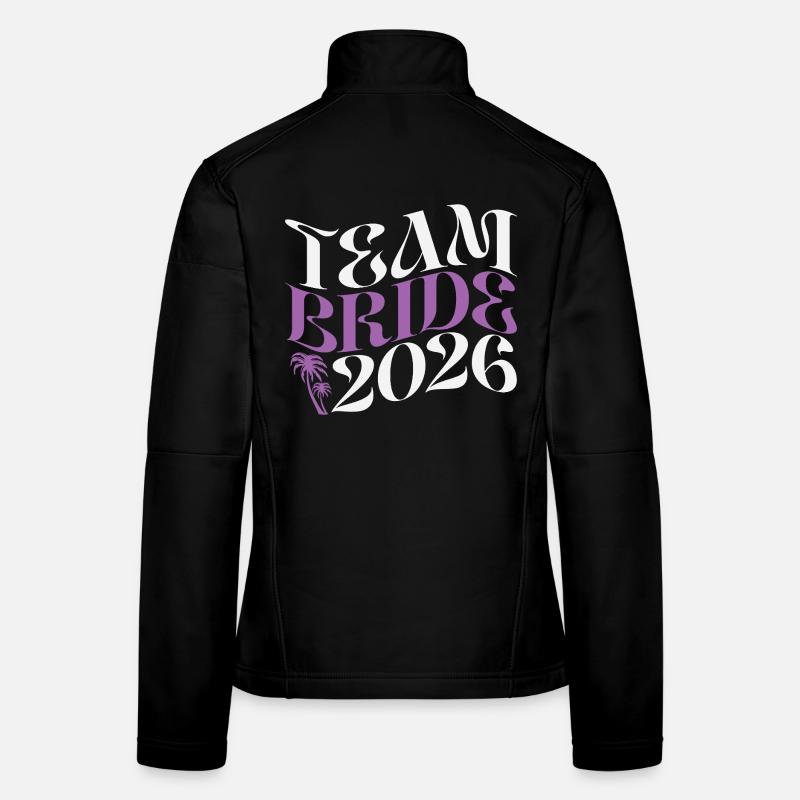 Team Bride Junggesellinnenabschied 2026 Frauen Softshelljacke