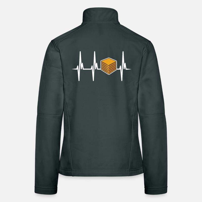 I love sliced cheese Women's Softshell Jacket