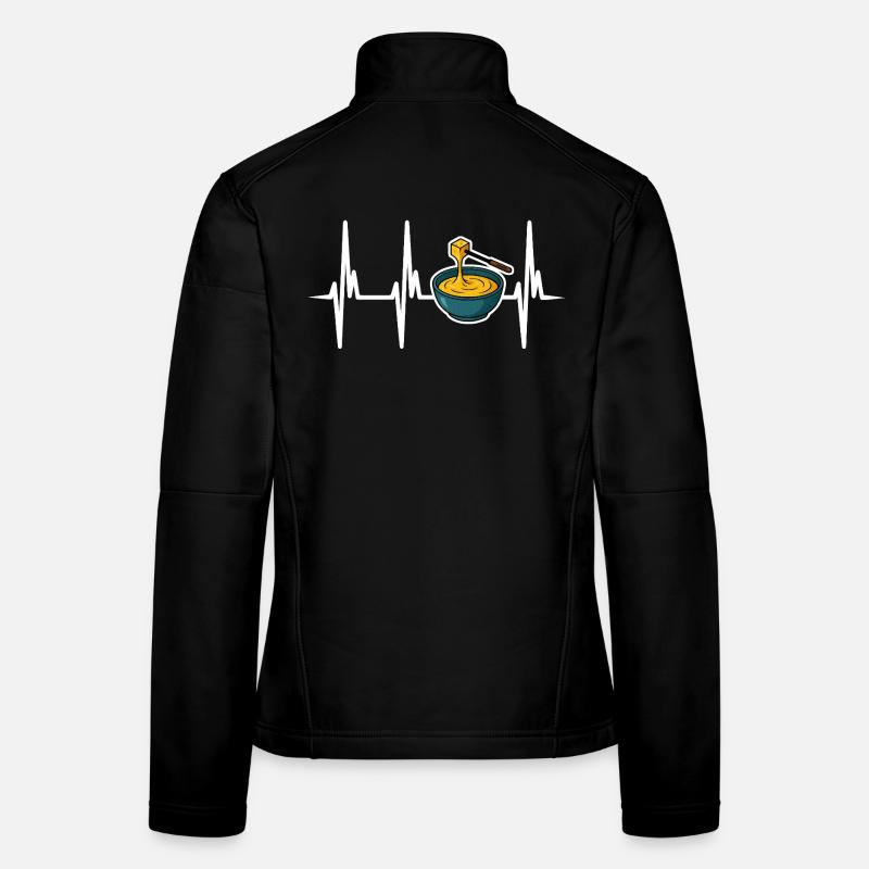 Ich liebe Käsefondue Frauen Softshelljacke