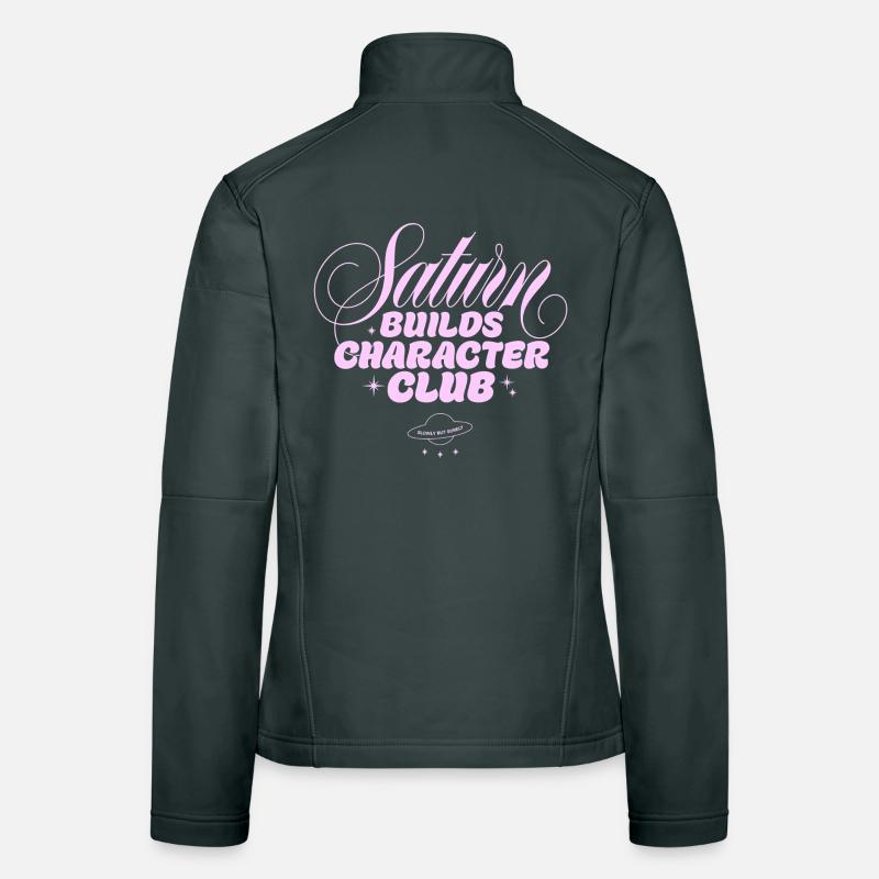 Impression du Saturn Character Club Veste en tissu softshell Femme