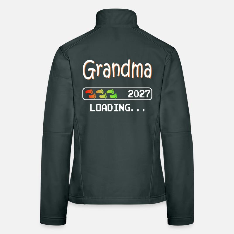 Werdende Oma 2027 loading zukünftige Großmutter Frauen Softshelljacke
