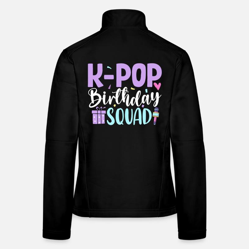 K Pop Birthday Squad Frauen Softshelljacke
