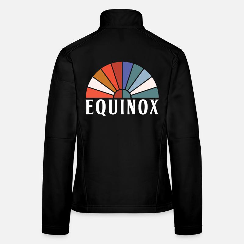 Équinoxe Joyeuses Pâques Ostara Eostre Veste en tissu softshell Femme