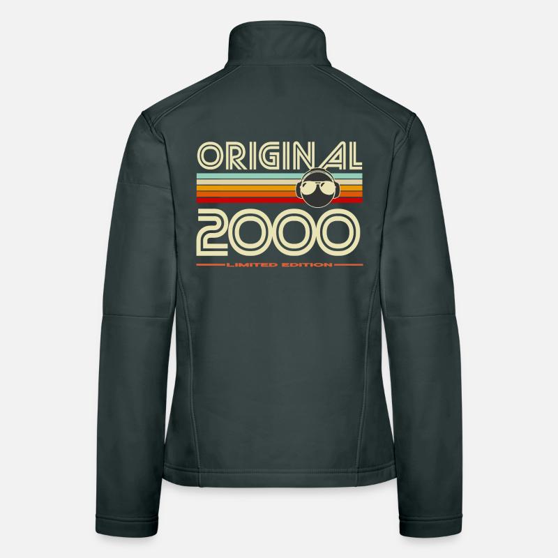 Original 2000 édition rétro Veste en tissu softshell Femme