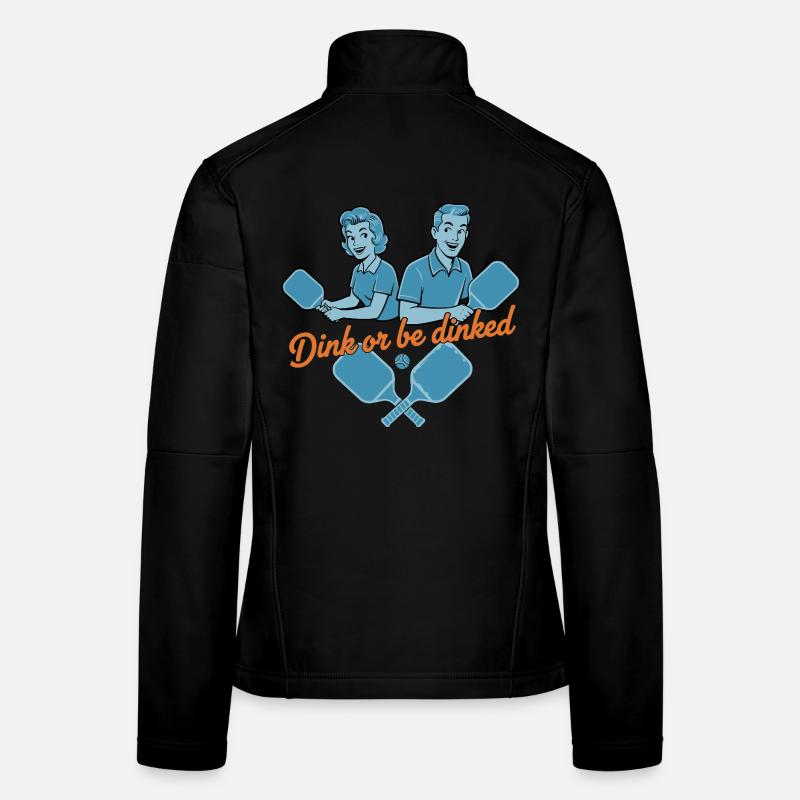 Pickleball-lustiger Spieler Dink Oder Werde Liebe Frauen Softshelljacke
