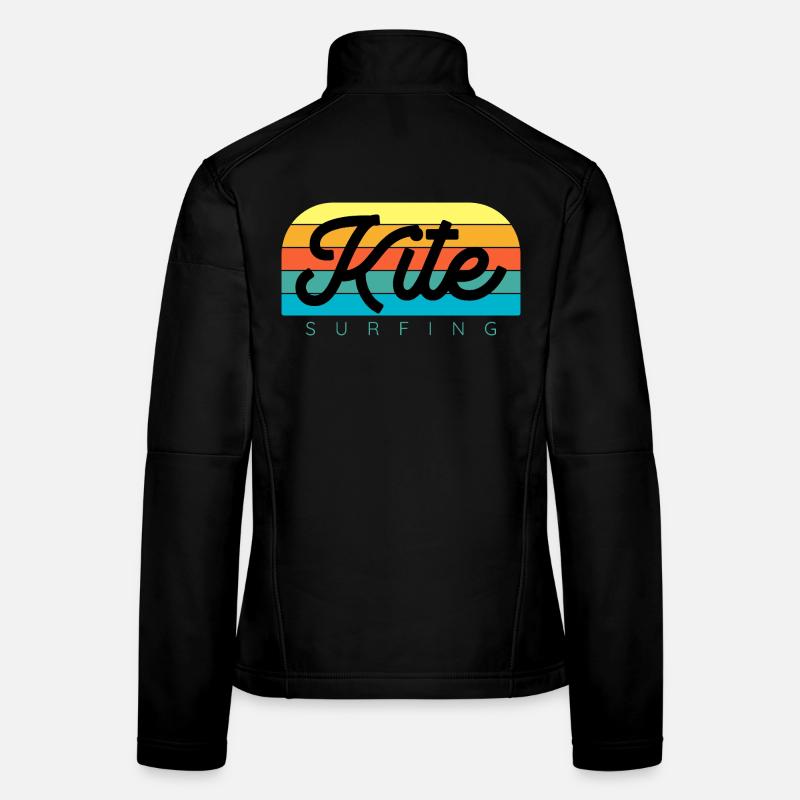 Kitesurfeur Kiteboard Kitesurf Kitesurf Veste en tissu softshell Femme