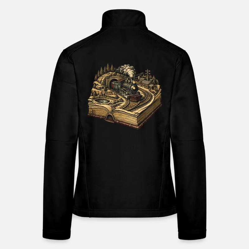 Modelleisenbahn Eisenbahn Frauen Softshelljacke
