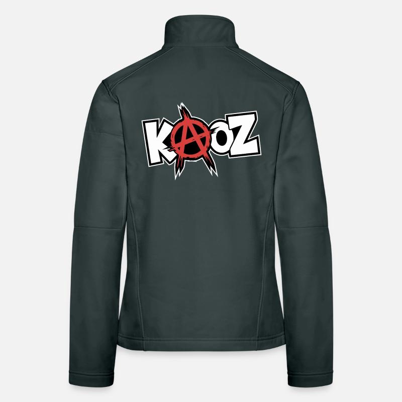 Kool KAOZ Anarchy Graffiti Women's Softshell Jacket