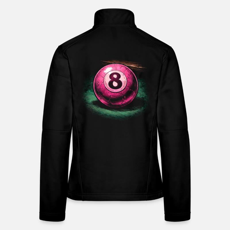 8-Ball Billiards Women's Softshell Jacket