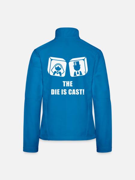 The Die Is Cast! (Stag Party Wedding Game Over, W) - Women's Softshell Jacket - black - Back