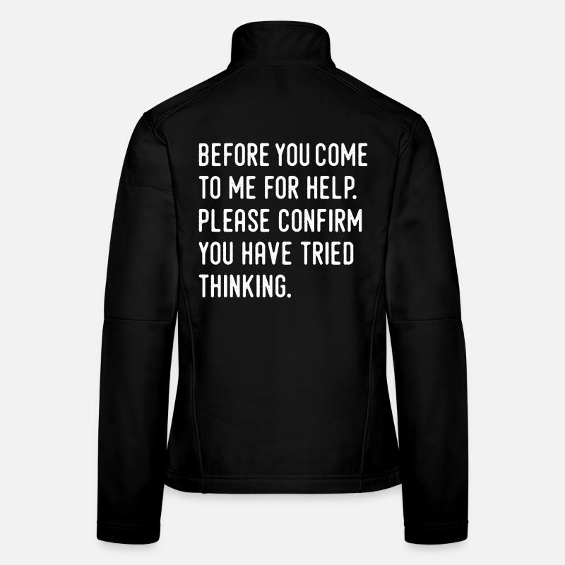 humour Veste en tissu softshell Femme