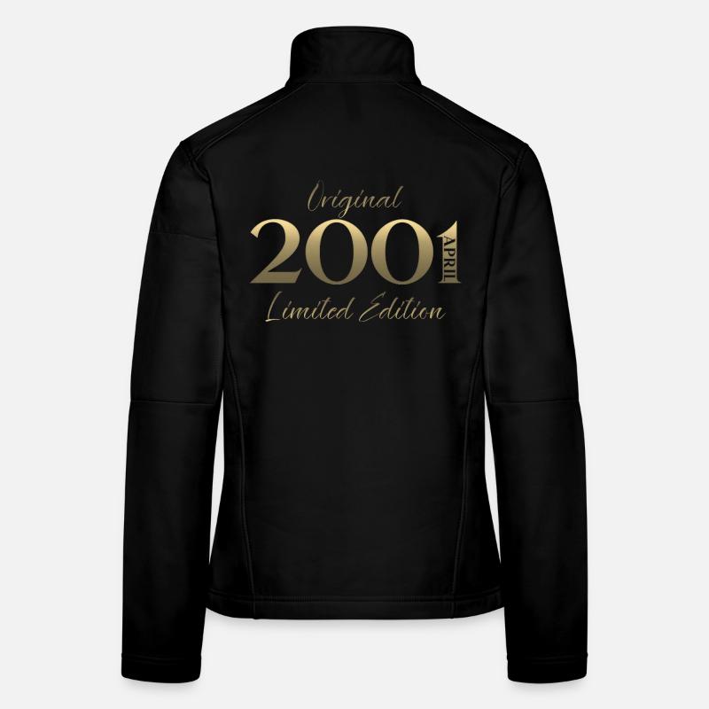 Cadeau du 25e anniversaire Mari Original avril 2001 Veste en tissu softshell Femme