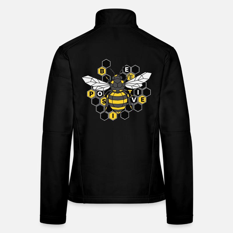 Bee Positive Biene Imker Frauen Softshelljacke