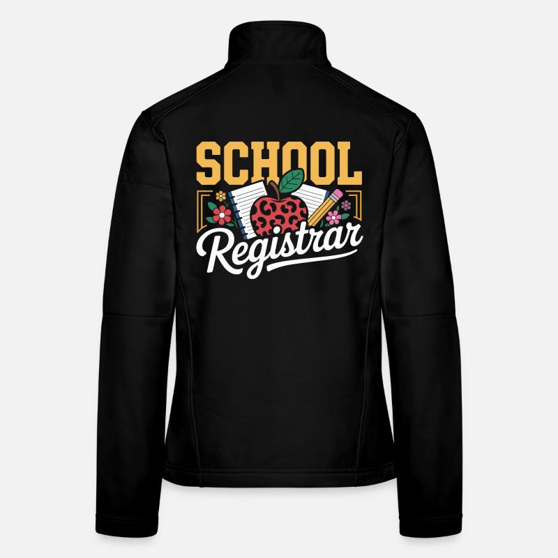 Secrétariat de l’école Bureau d’administration scolaire Organisation Veste en tissu softshell Femme