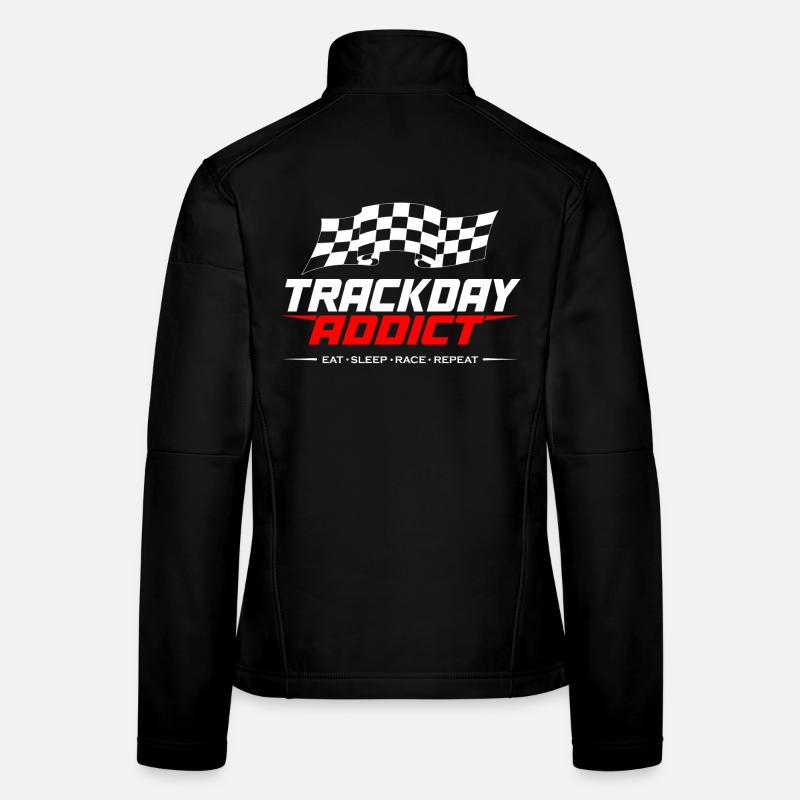 Trackday_ADDICT Veste en tissu softshell Femme