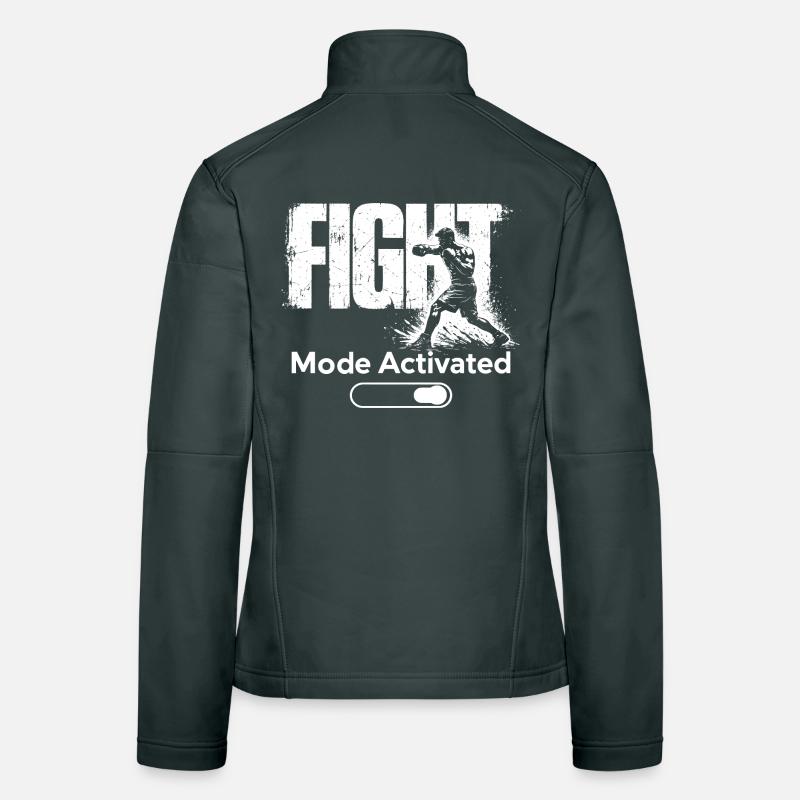 Mode combat Chemise activée Boxe de gym Fighter Veste en tissu softshell Femme