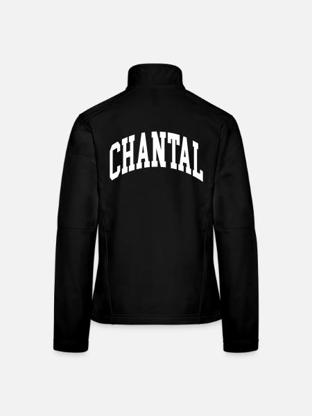 Chantal - Frauen Softshelljacke - Schwarz - Hinten