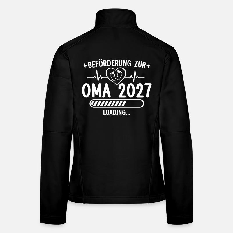 Beförderung zur Oma 2027 – Enkelkind Loading Frauen Softshelljacke