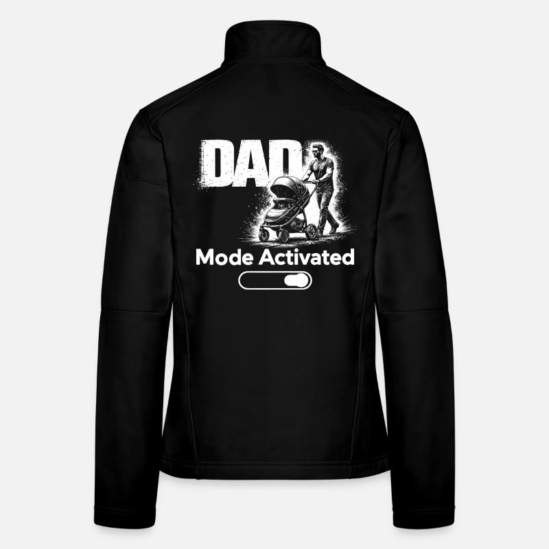 Chemise activée en mode papa Poussette pour bébé Nouveau Papa Veste en tissu softshell Femme