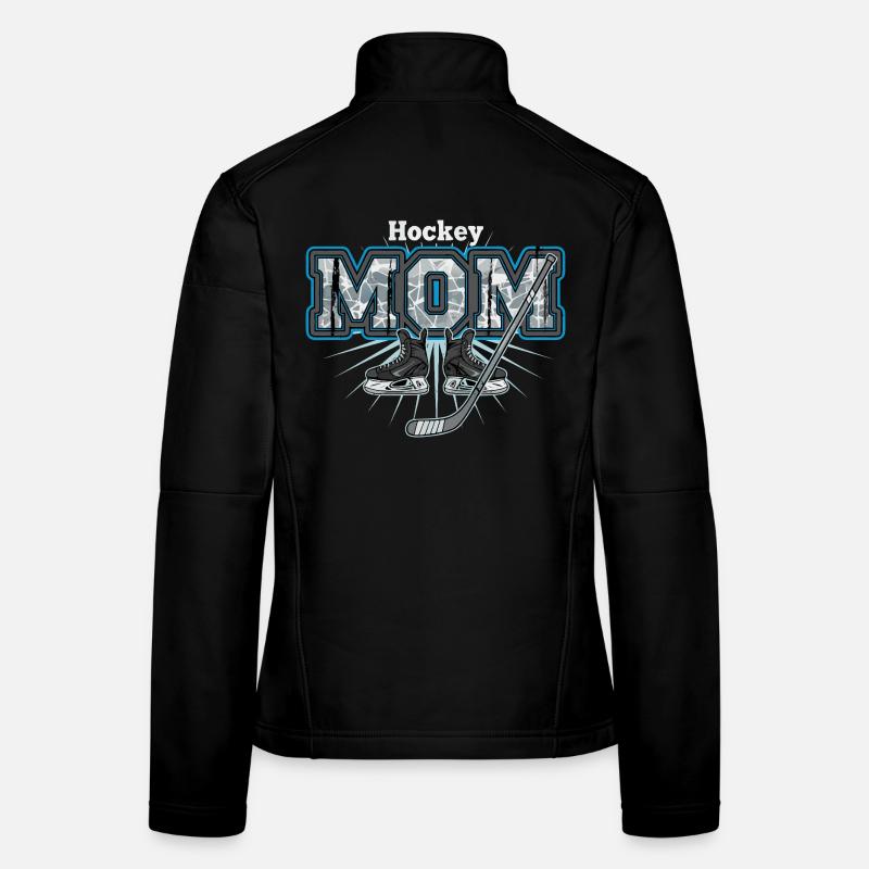 Hockey Mom Eishockey Mama - Women's Softshell Jacket - black