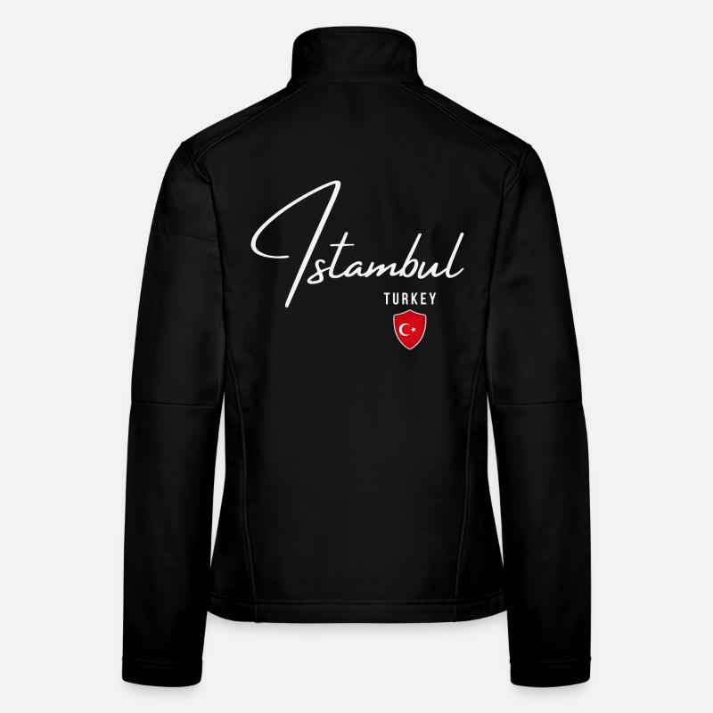 Istanbul Turkey, elegant design Istanbul Women's Softshell Jacket