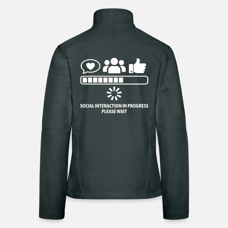 Interaction sociale - Nerd - Gamer Veste en tissu softshell Femme