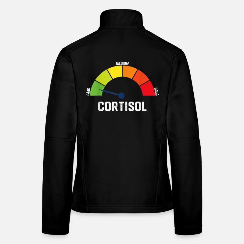 Cortisol Low – Entspanntes Anti-Stress Design Frauen Softshelljacke