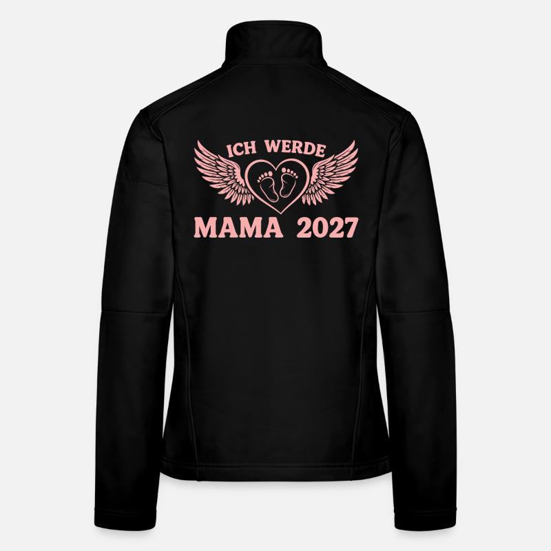 Ich werde Mama 2027 – Stolze werdende Mutter Frauen Softshelljacke