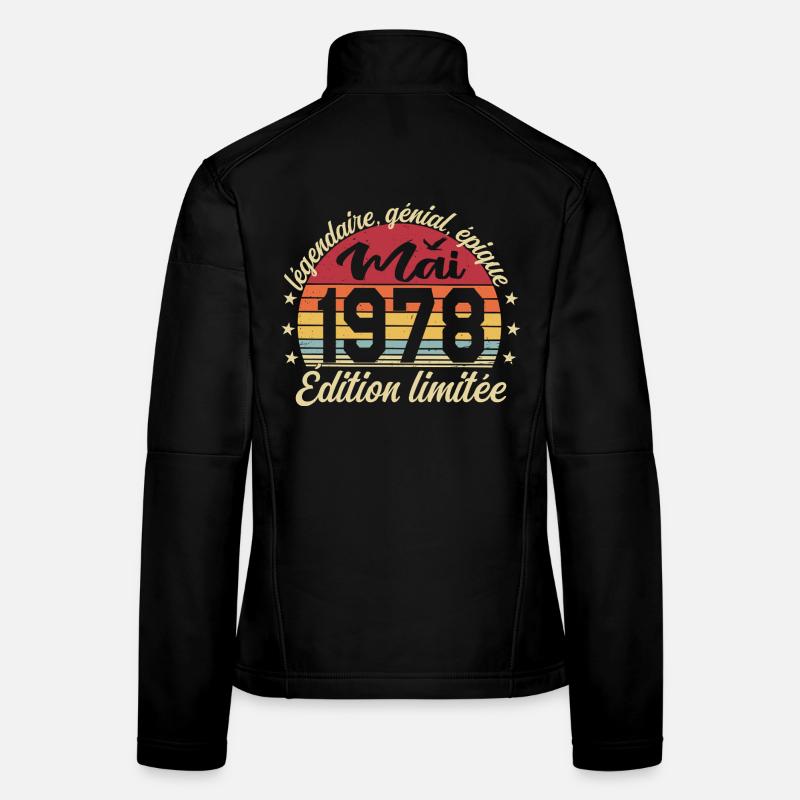 Die Legenden wurden im Mai 1978 geboren Frauen Softshelljacke