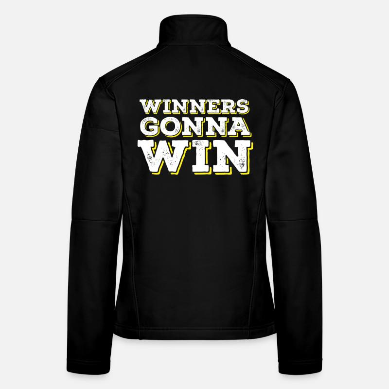 Les gagnants vont gagner Veste en tissu softshell Femme